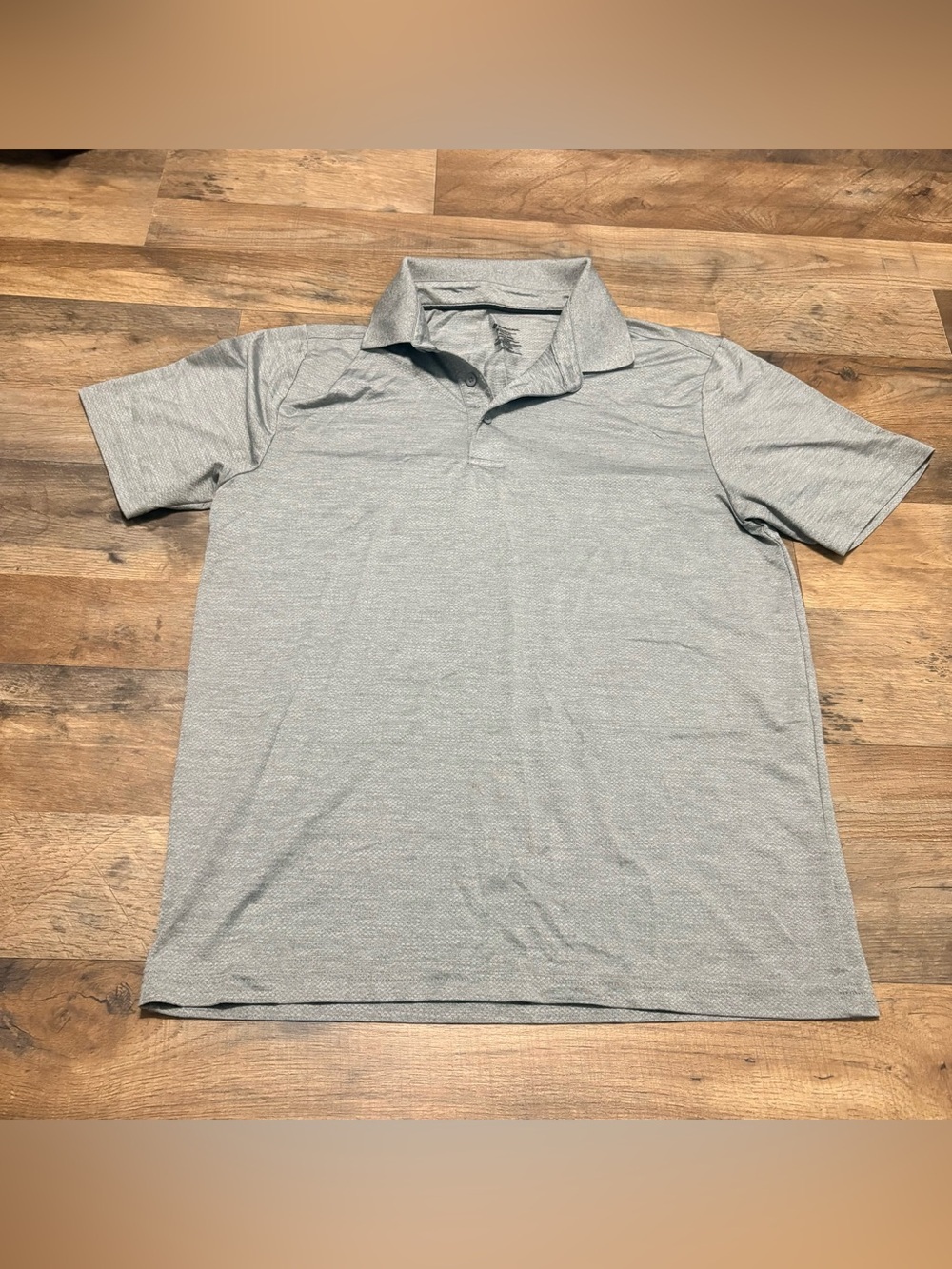 Member’s Mark Men’s Performance Polo Shirt Gray Short Sleeve Athletic Golf